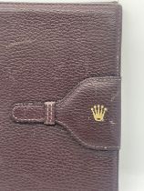 Genuine leather cased Rolex notebook