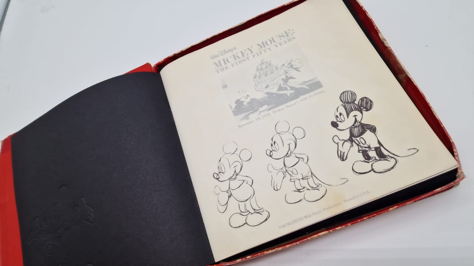 Walt Disneys Mickey Mouse the first fifty years rare collector edition item - Image 2 of 4