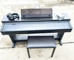 Yamaha clavinova clip 123 piano with stool