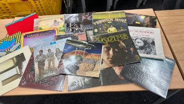 Selection of records includes John Lennon, David Bowie, Stramger boys, the doors etc