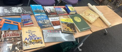 Large selection of Country books, maps, plannings etc