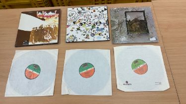 Three Led Zeppelin records includes K50008, k50002, and k40037