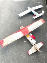 Selection of 2 project model planes, both in need of repair