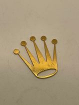 Rolex metal crown display figure