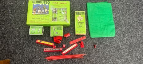 Subbuteo table soccer and accessories