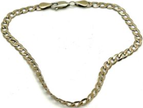 Ladies hallmarked 9ct bracelet, approximate length 20cm, approximate weight 3.4g