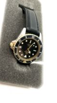 Gent Tag Heuer 1000 81 steel gold plated wrist watch with Quartz movement, unboxed but comes with