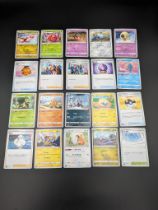 Japanese Pokémon Fusion common cards in excellent condition, each unique with no duplicates.