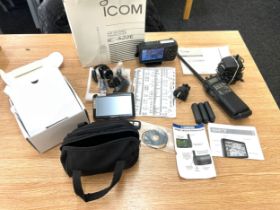 aware 5 gps and a garmin 296, icom ic-a20 mkII untested