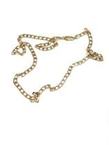 Hallmarked 9ct chain, approximate chain length 50cm, total length: 13.3g
