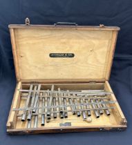 Cased Douglas and co xylophone, in need of repair