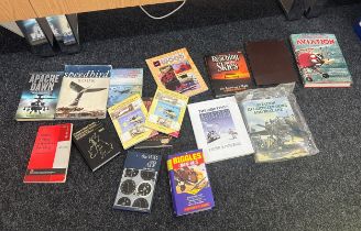 Selection of aviation books to include The Times etc