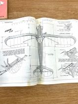 Selection of assorted aircraft books includes pilot magazines etc