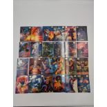 Extremely rare Fleer Marvel Masterpiece Hildebrandt Brothers Cards Collection, dated 1994. 24