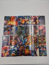 Extremely rare Fleer Marvel Masterpiece Hildebrandt Brothers Cards Collection, dated 1994. 24