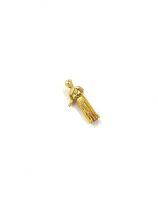 Unmarked tested 18k gold lady charm, approxiamte weight 4.1g