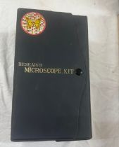 Vintage research microscope kit