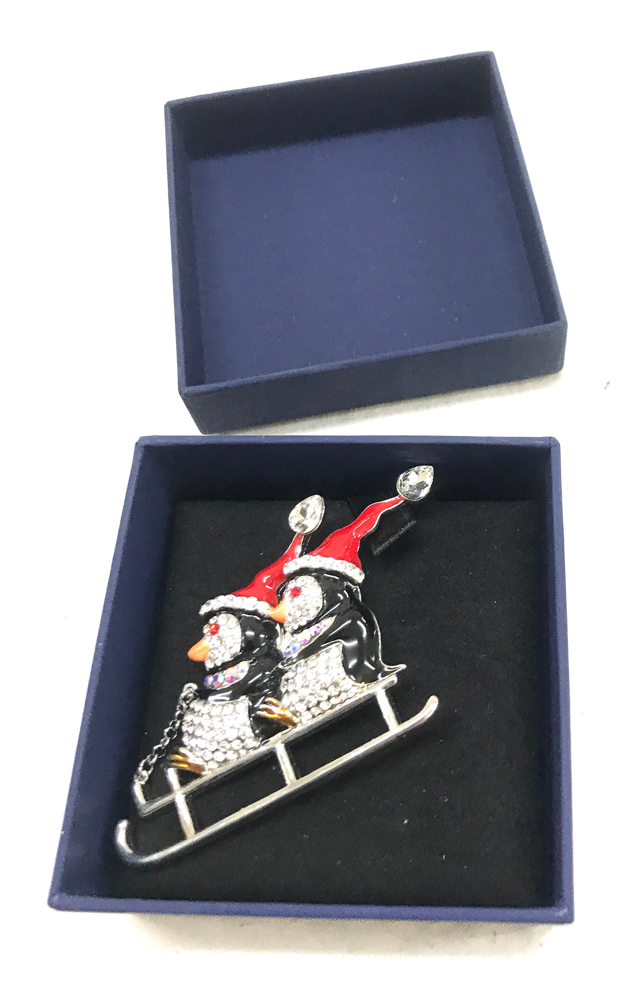 2 Boxed Butler and Wilson Penguin brooches - Image 2 of 4