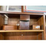 Selection of wooden storage boxes