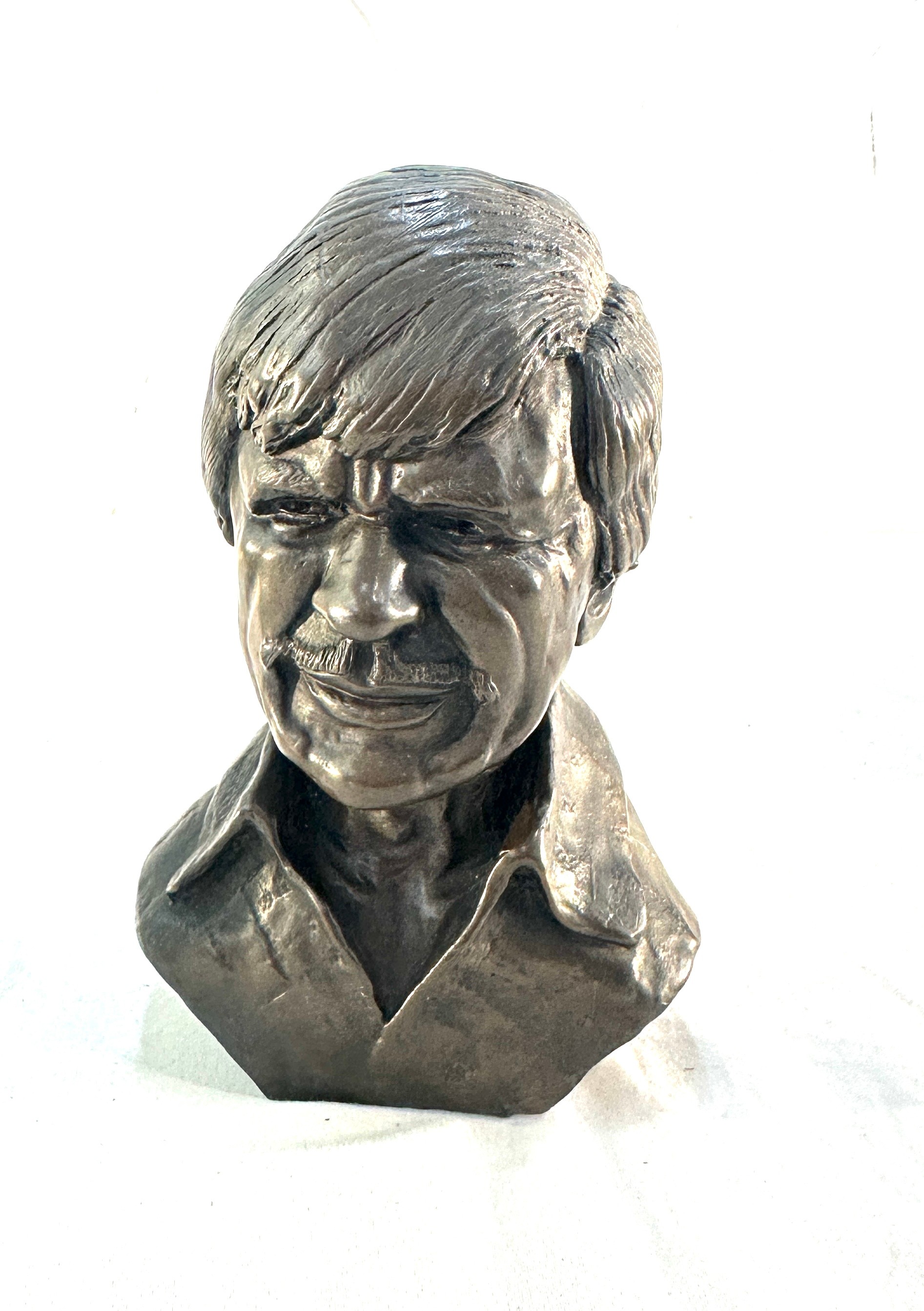 Signed Keith Lee Charles Bronson sculpture 7 inches - Image 2 of 6