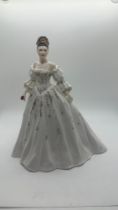 Large Royal Worcester Coronation ball Christina limited edition figure, with COA