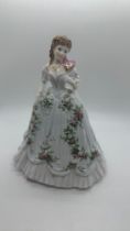 Royal Worcester Romance Of Victoria “Queen Of Hearts ” Limited Edition Figurine with COA