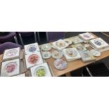 Selection of Royal Doulton collectors plates to include Bunnykins etc