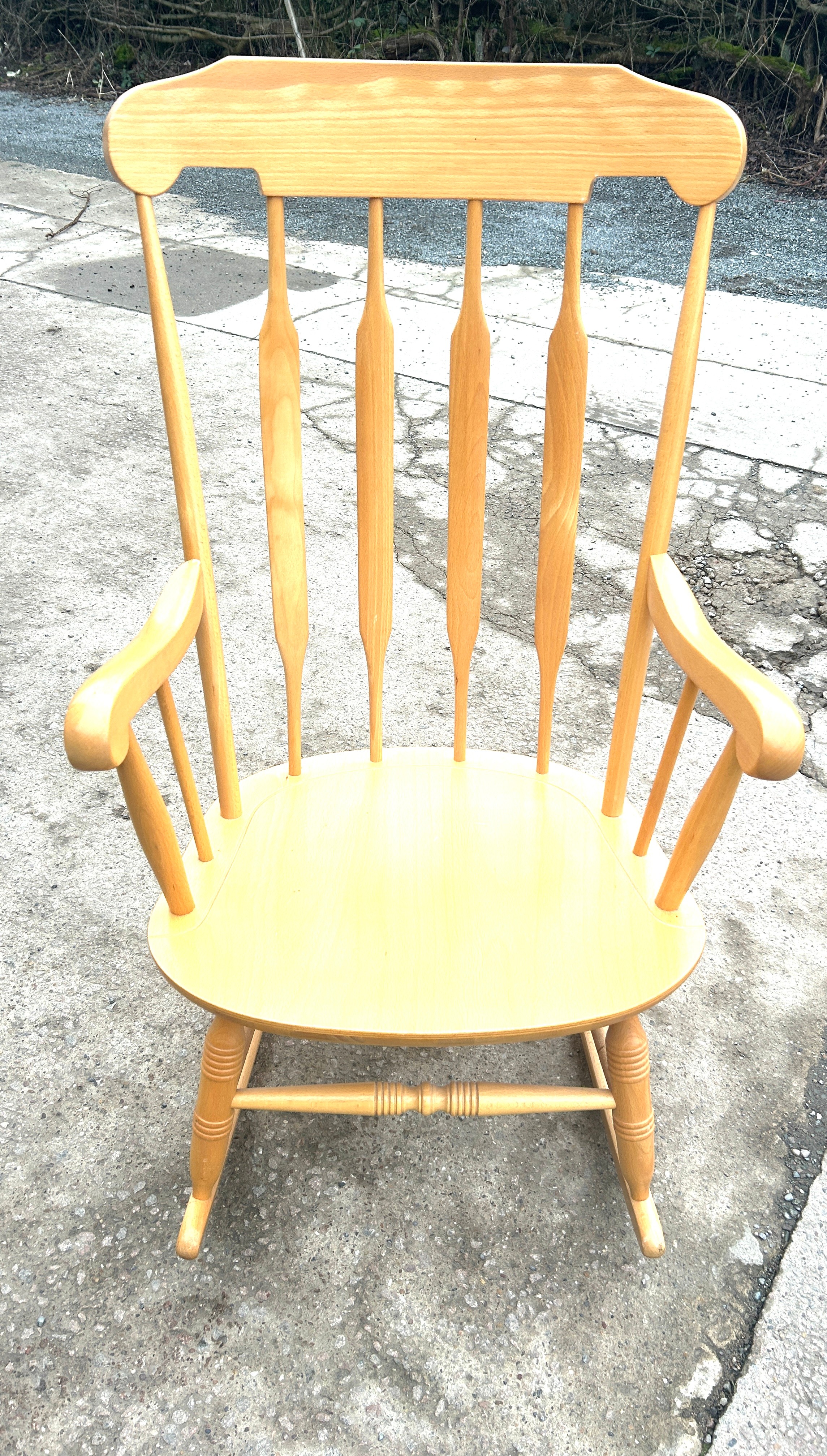 Teak Rocking chair - Image 2 of 3