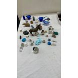 Selection of collectables includes Thimbles, Beswick horse etc