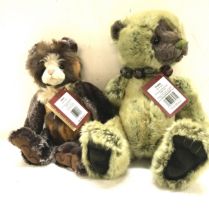 2 Charlie bears includes Thistle and Mattie