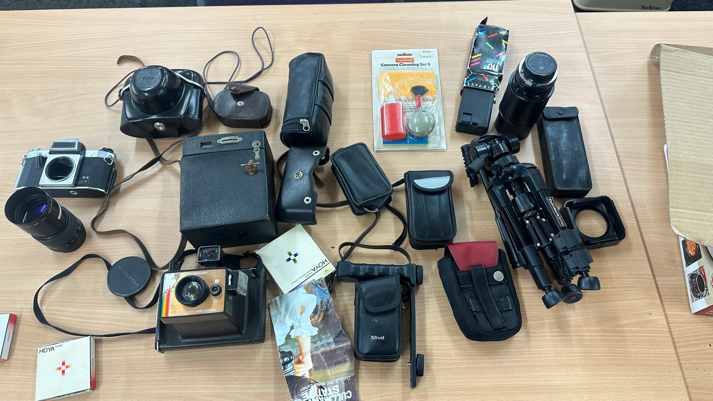 Selection of cameras, lenses and other photographic equipment, all untested