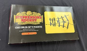 Hornby Stephensons Rocket real steam train track set G102 25 of track, Contains 96 x 3 pieces for