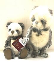 2 Charlie Bears includes Dick and Alexandra