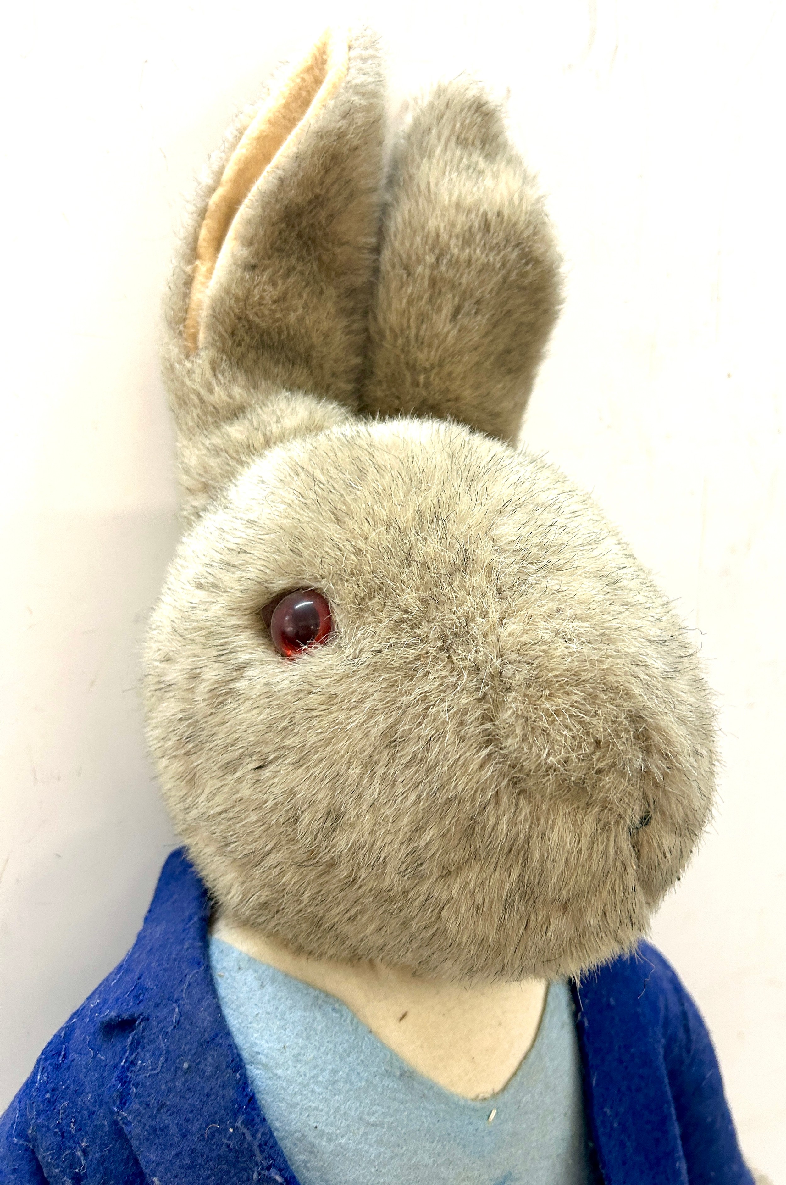 Vintage tall Little folk Peter Rabbit, jacket in need of repair, overall height 34 inches - Image 3 of 4