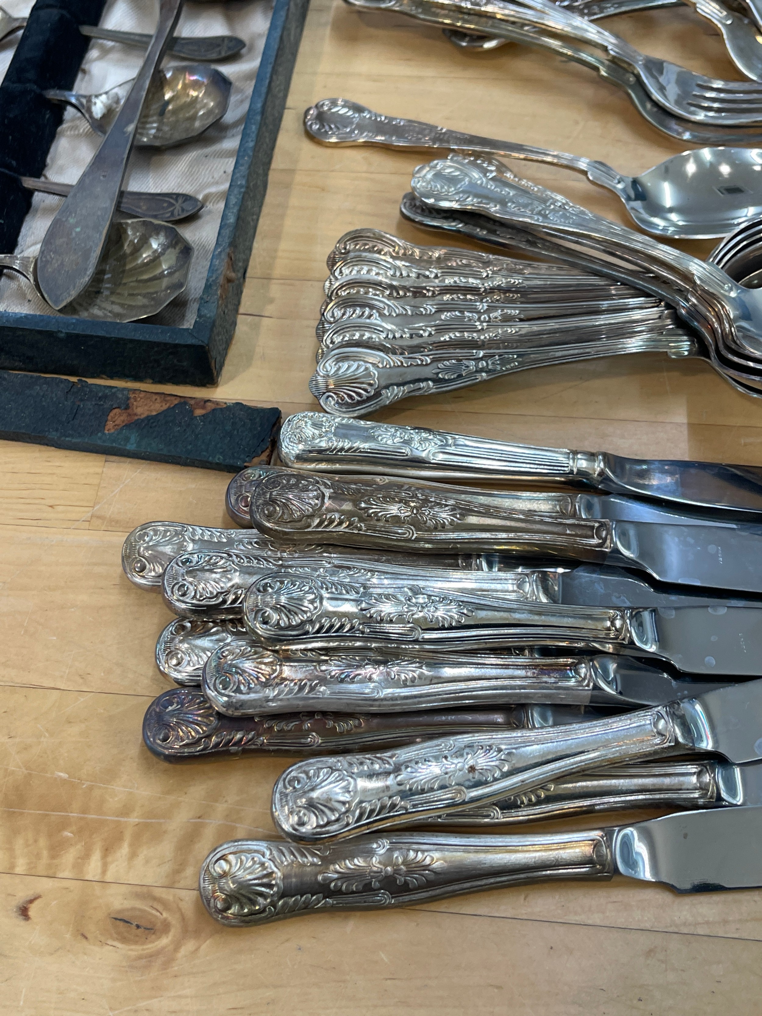 Selection of silver plated cutlery - Image 5 of 6