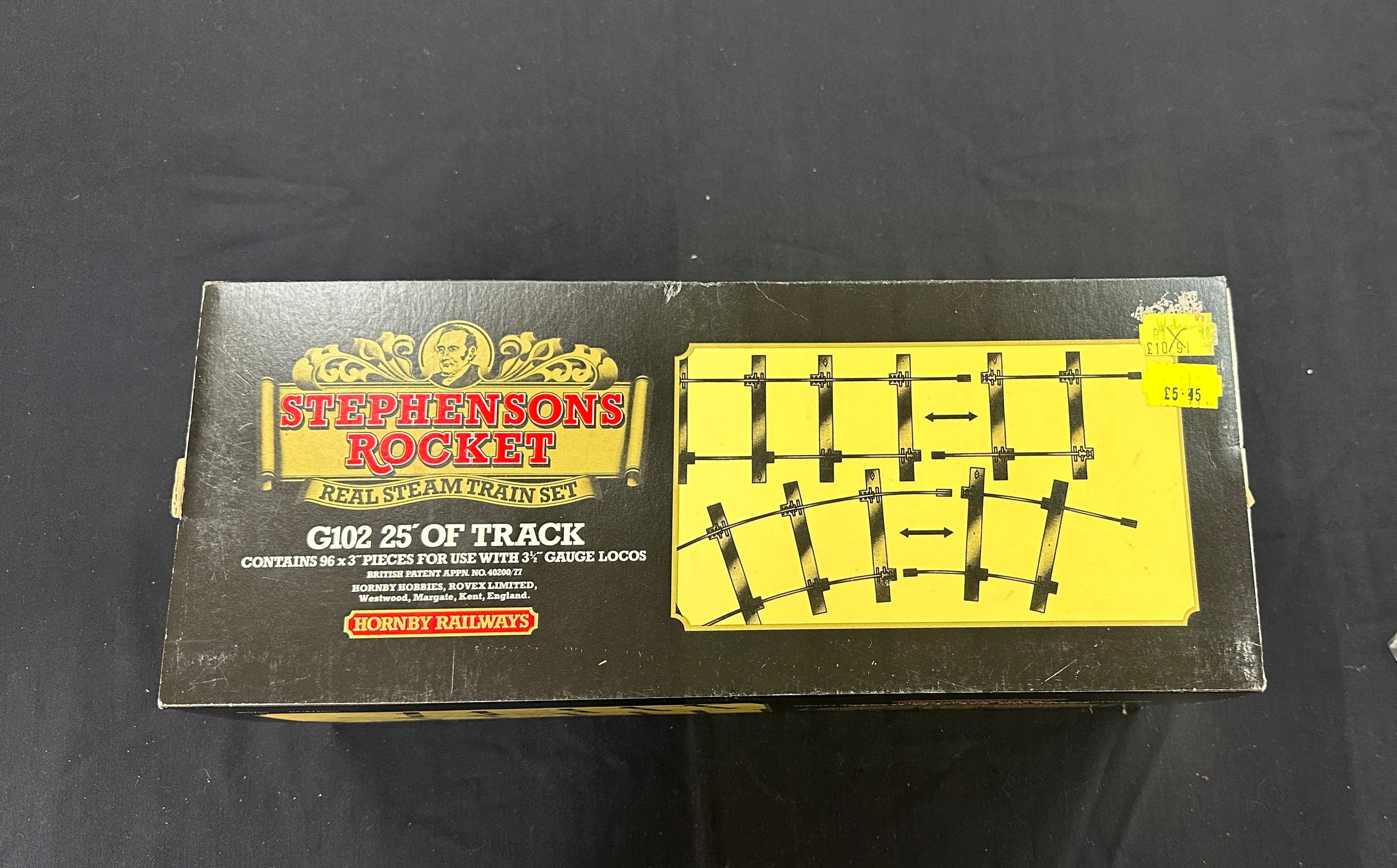 Hornby Stephensons Rocket real steam train track set G102 25 of track, Contains 96 x 3 pieces for - Image 3 of 4