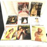 8 Vintage penthouse magazines