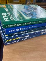 Selection of Haynes manuals includes Ford, Austin etc