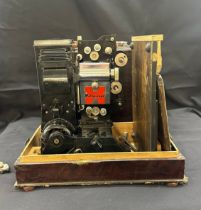 Vintage film projection projector, ' pathesope' H 9.5 MM, home cinema circa 1937