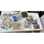 Selection of used and new stamps, first day covers together with vintage cigarette cards