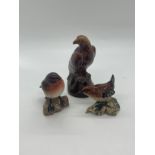 3 Beswick Birds, A/F