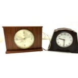 Two vintage clocks one Ingersoll Bakelite mantel clock one Smiths electric 1960's mantel clock