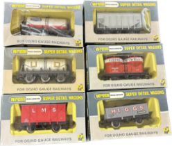 Selection of 6 Boxed Wrenn railways super detail wagons to include W4657, W4625,W5013,W5030,