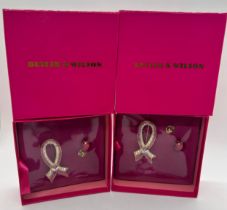 Boxed new Butler and Wilson love necklace and matching bracelet