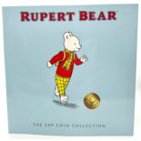 Rupert Bear 50p coin collection, complete within folder