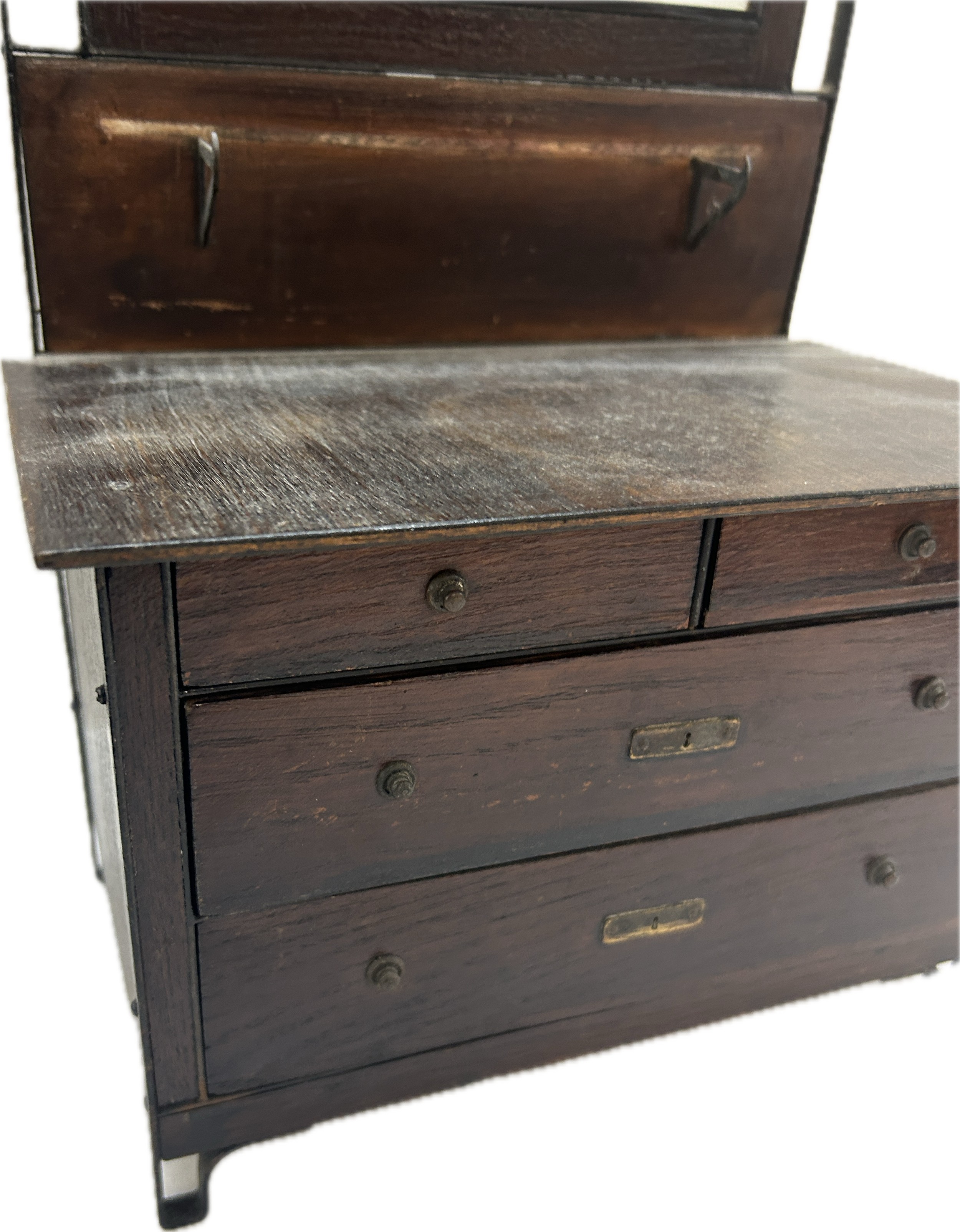 Miniature dresser measures approximately 15 inches tall 10 inches wide 6 inches depth - Image 3 of 3