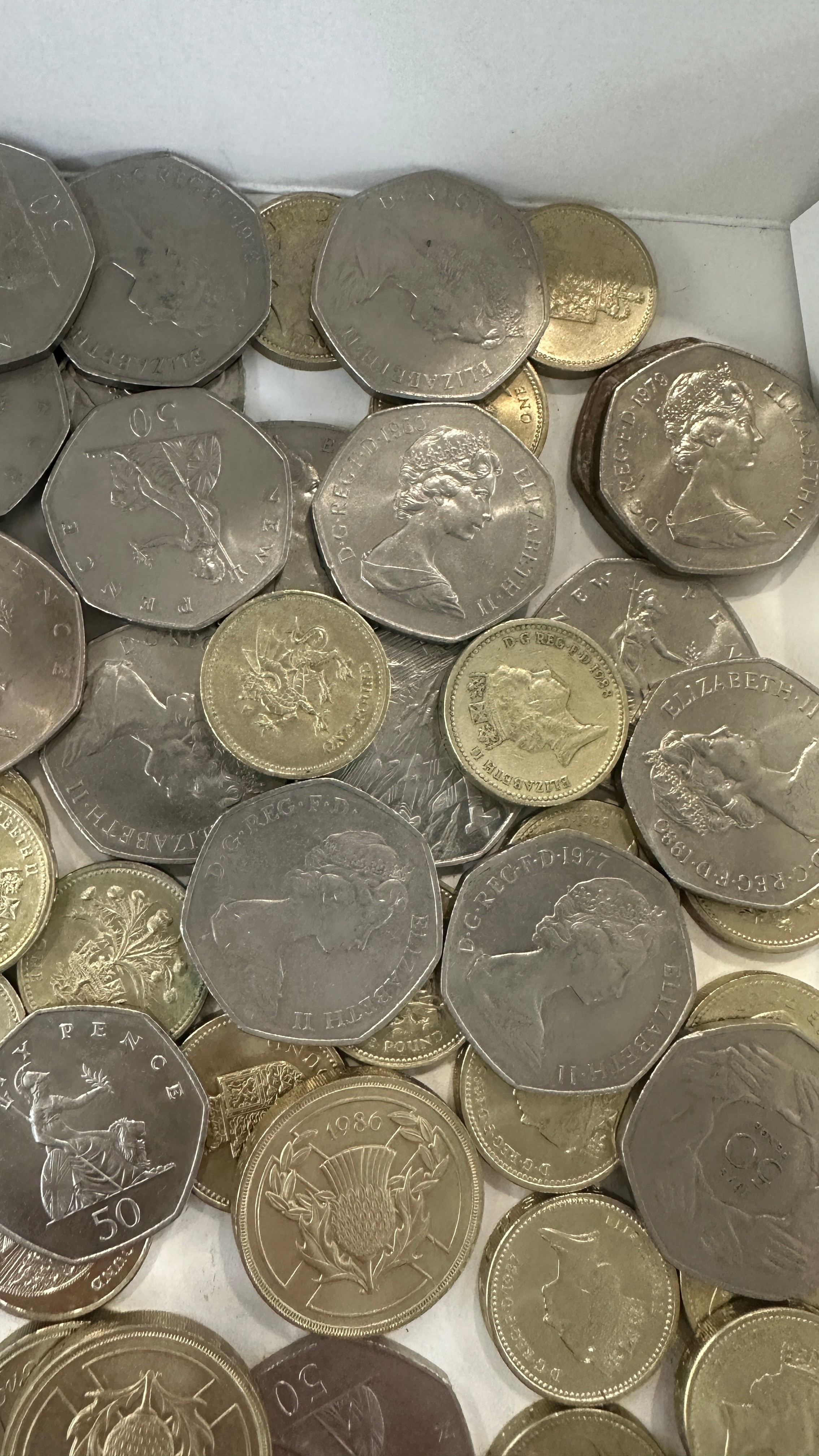 Selection of old £1, £2 and 50p coins approximately £70 in total - Image 4 of 5