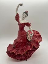 Coalport flamenco a passion for dance figure, limited edition with COA