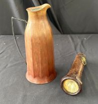 Vintage Bakelite thermo flask, Bakelite torch