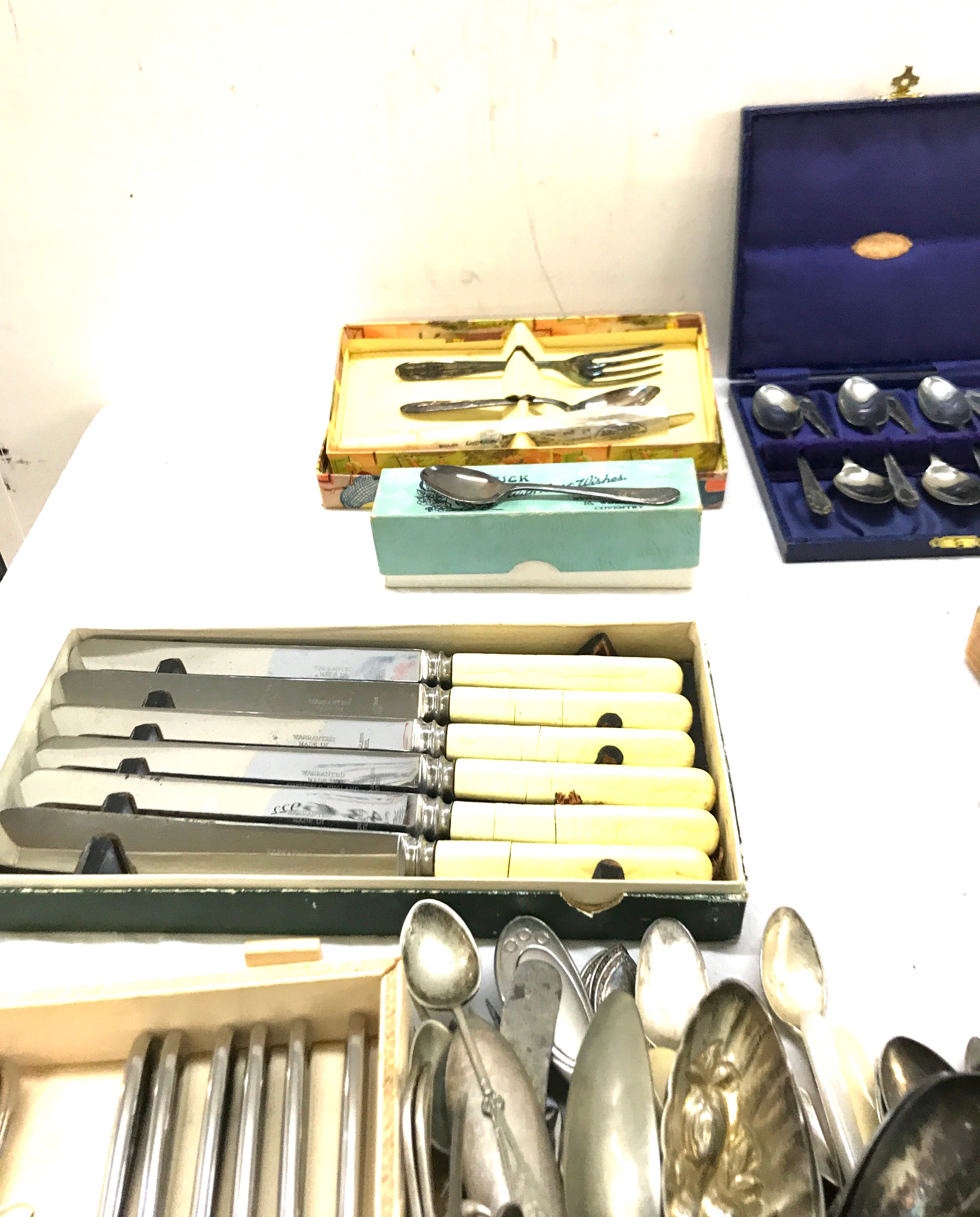 Selection of assorted cutlery includes EPNS etc - Image 4 of 6